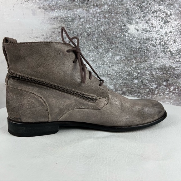 539sqq John Varvatos Men\'s Gray Leather chukka Boots 12 main image 11